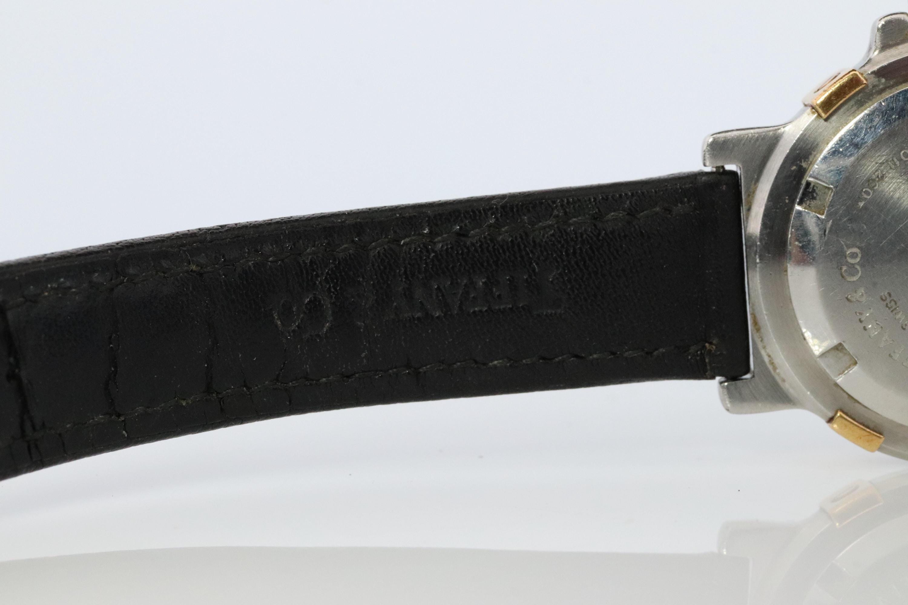 Tiffany and Co Diver Watch. 18k Gold and Ss Tiffany L0729 Ladies