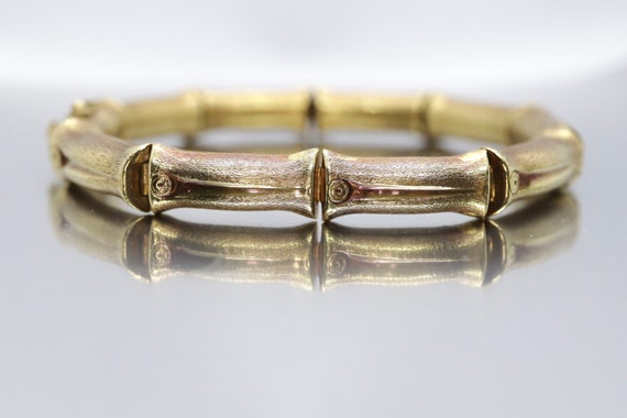 18k Bamboo bracelet. High Detailed Bamboo articul… - image 4