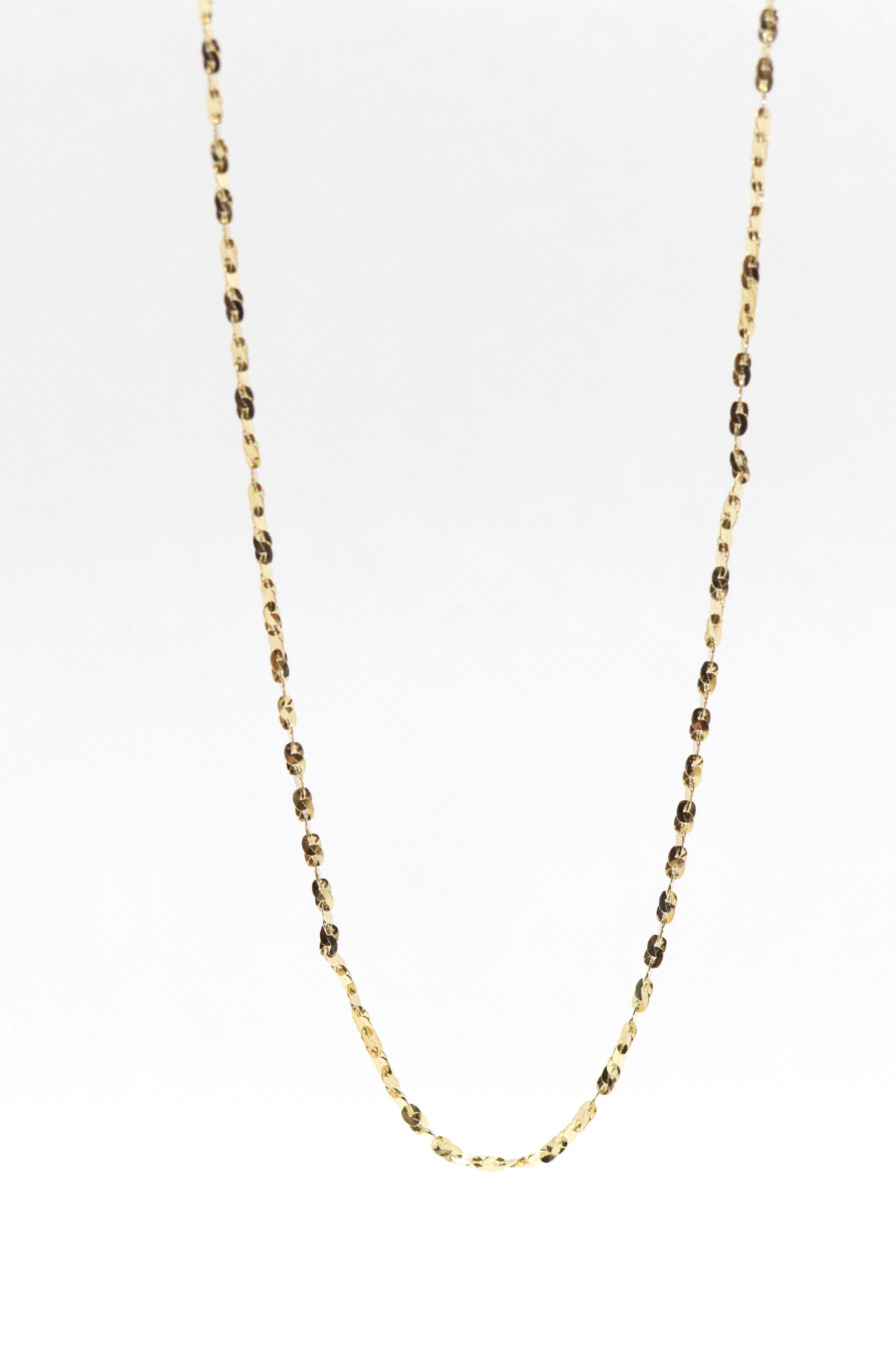 14k Necklace Speciality Chain Made in Italy. 16in - Etsy Finland