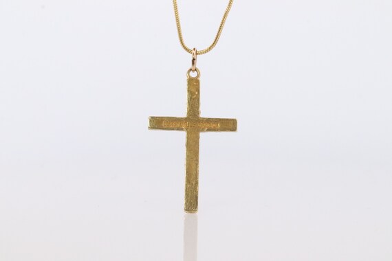 Black Hills Gold Cross Necklace. 10k multi tone B… - image 3