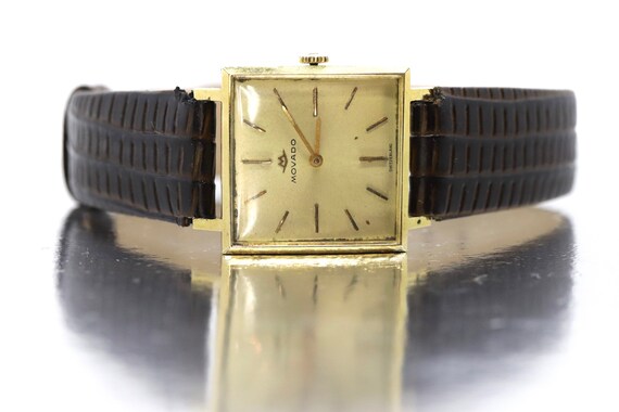 18k MOVADO SQUARE Manual Watch. Movado 