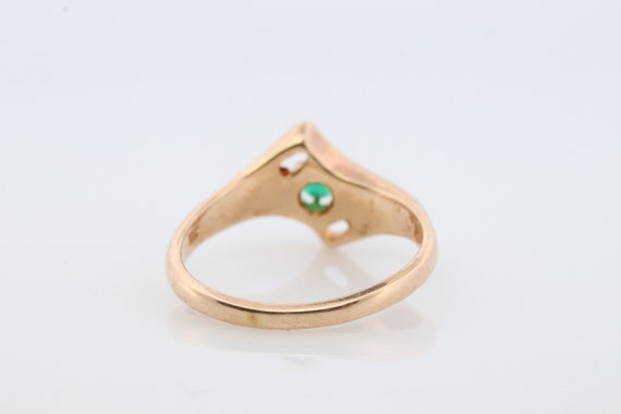 Black Hills Gold Ring. 10k Multi-Tone Emerald Bla… - image 4
