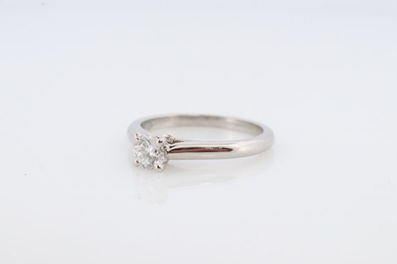 Cartier Platinum Diamond Solitaire ring.  PT950 G… - image 8