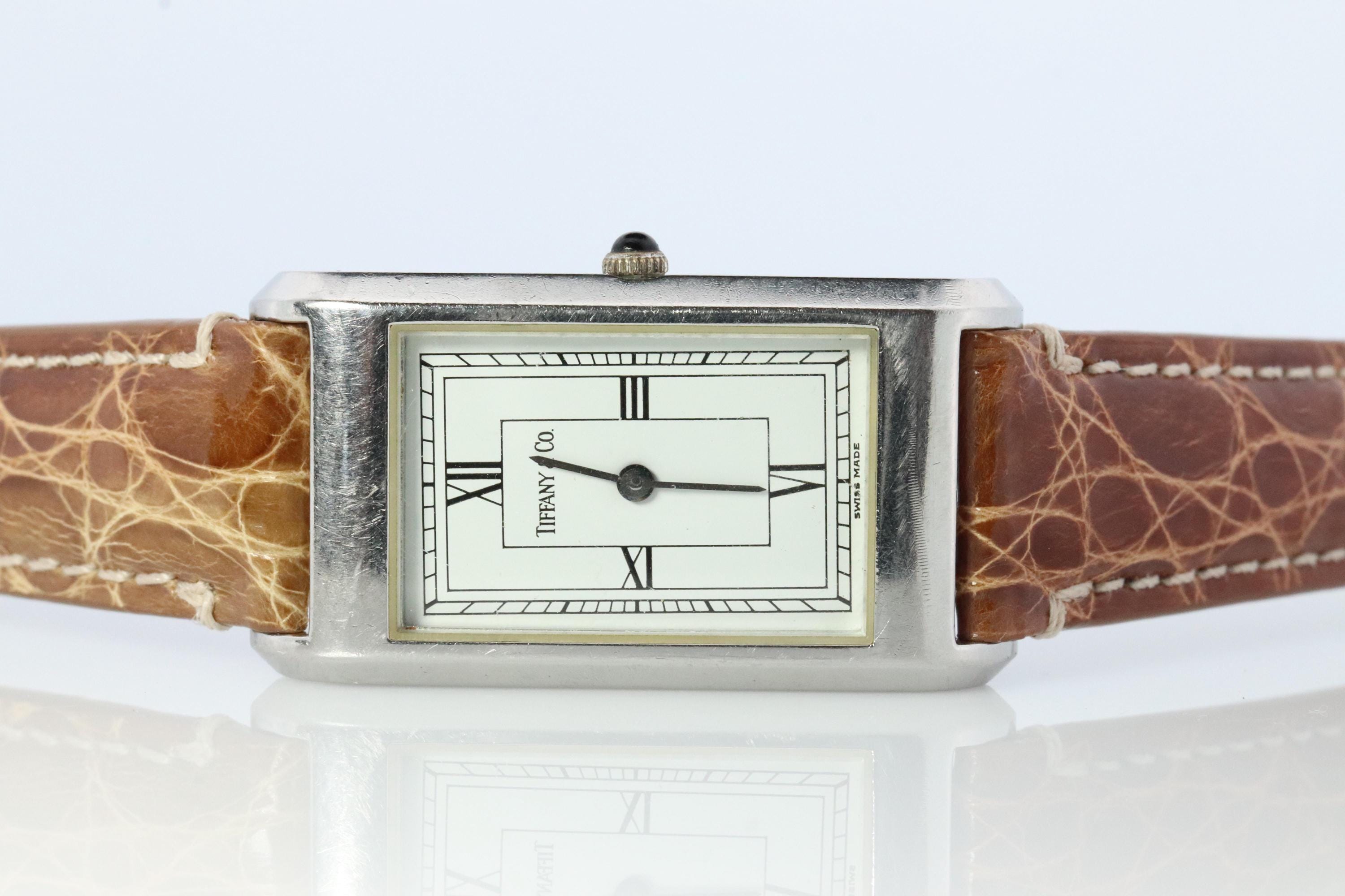 Tiffany and Co Watch. Tiffany Tank Quartz Watch. T co Classic Americaine. Etsy