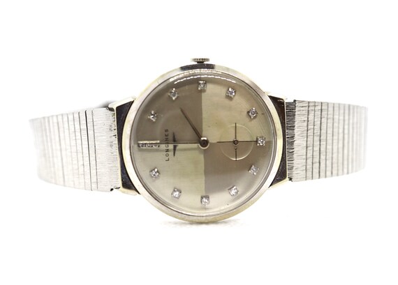 LONGINES WATCH. 14k Longines Diamond 