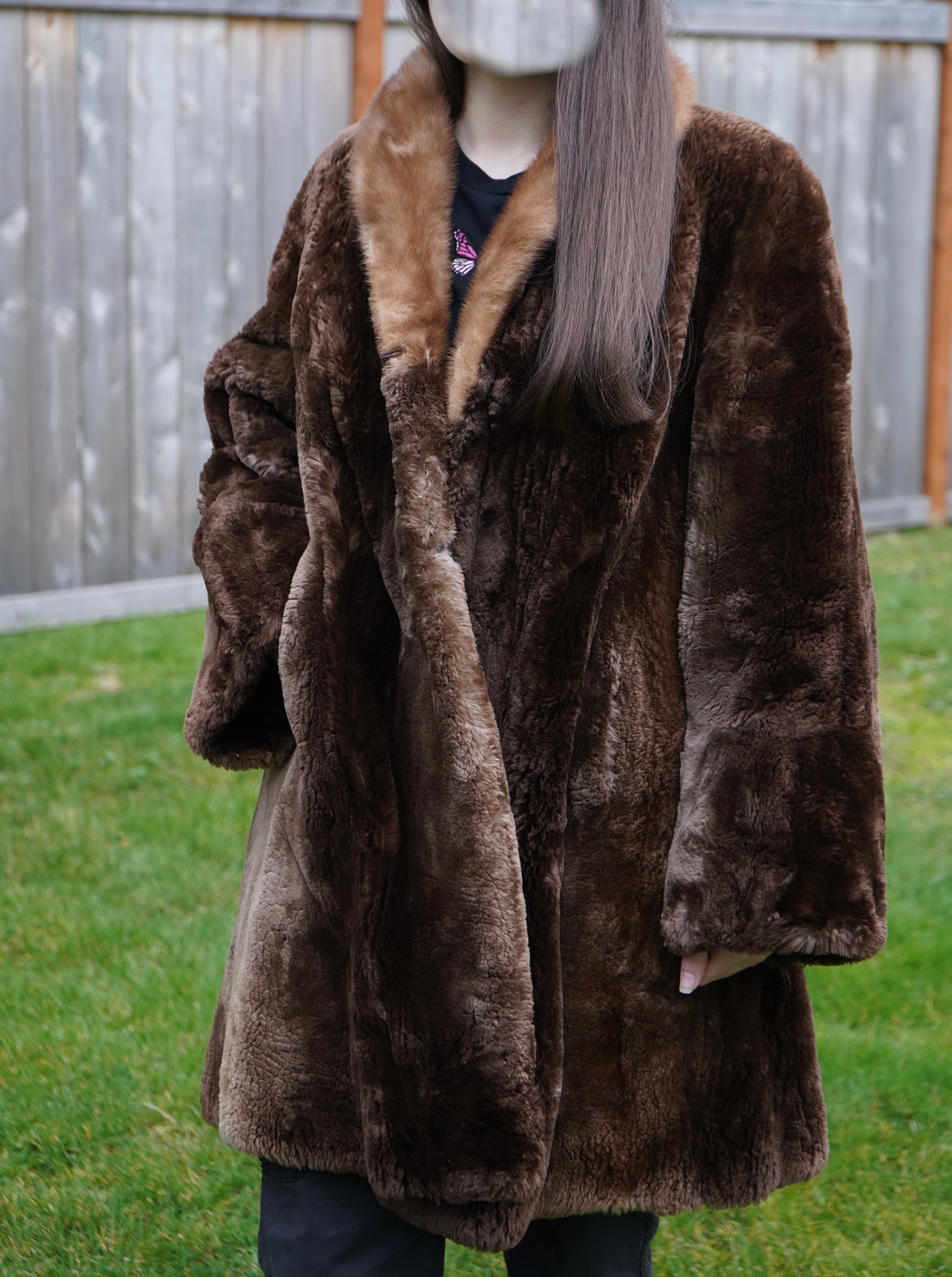 Antique Plymouth Furs FUR Long Coat / Jacket Etsy