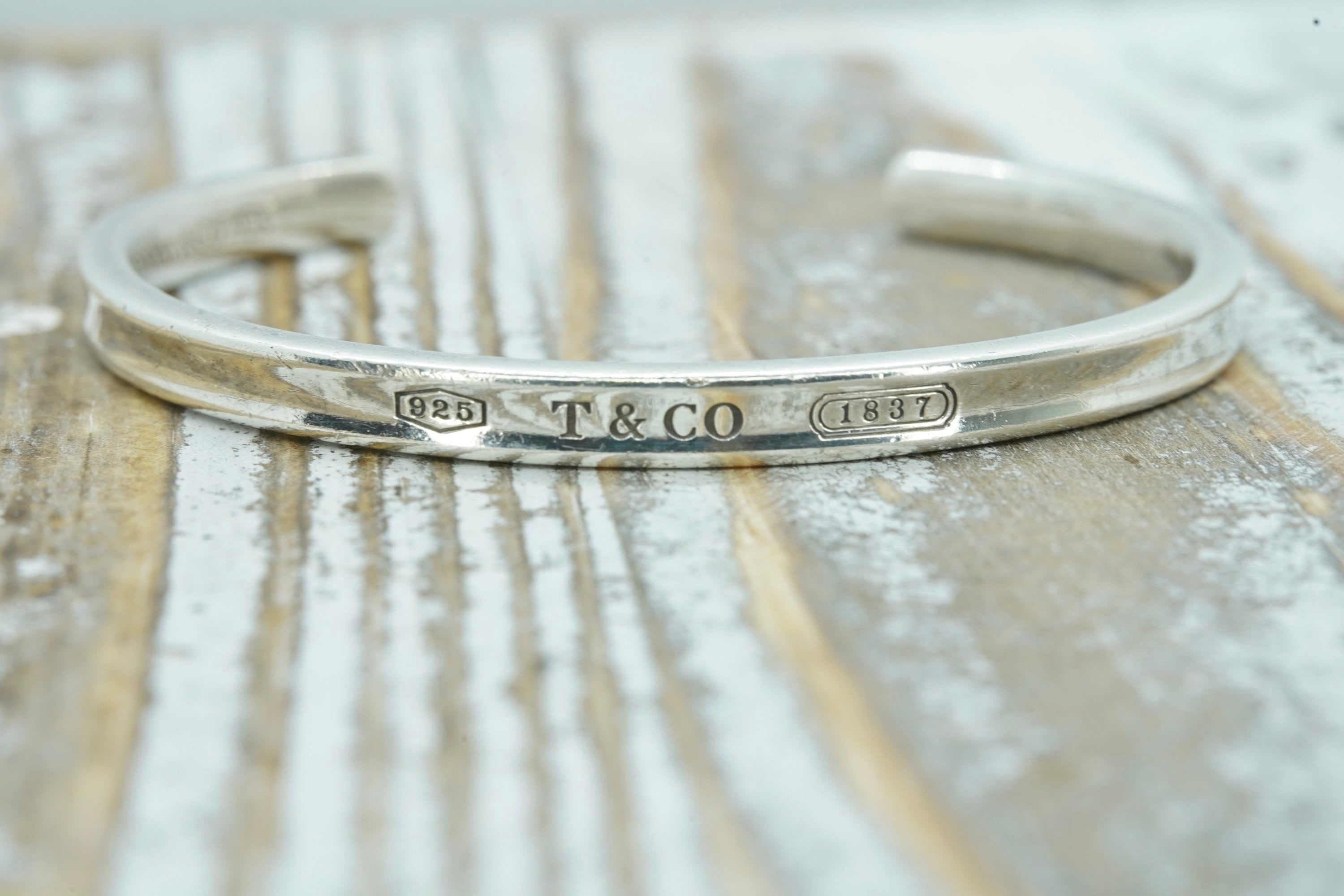 Tiffany & co 1837 sale silver cuff bracelet