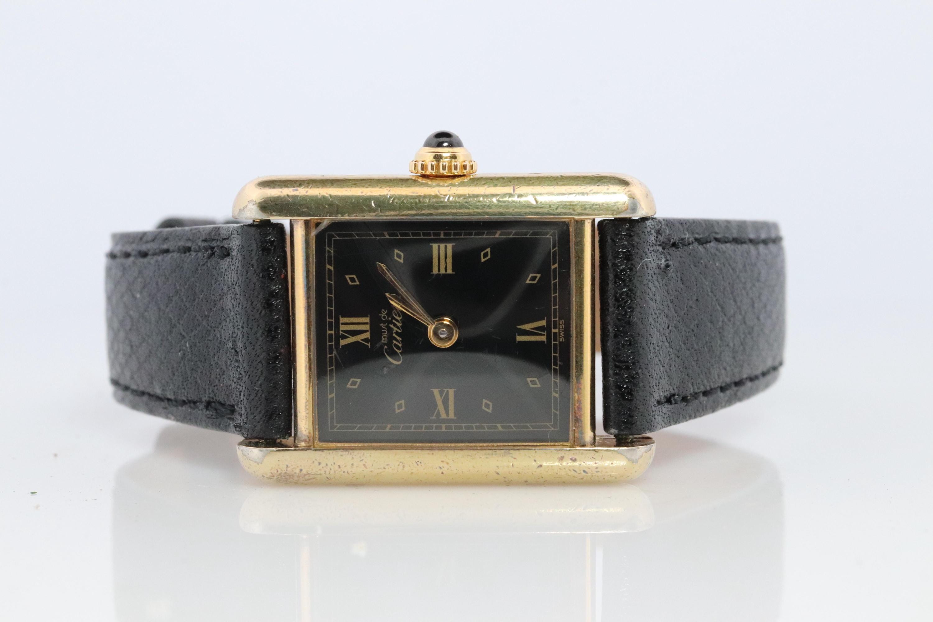 Vintage gold cartier watch - Etsy 日本