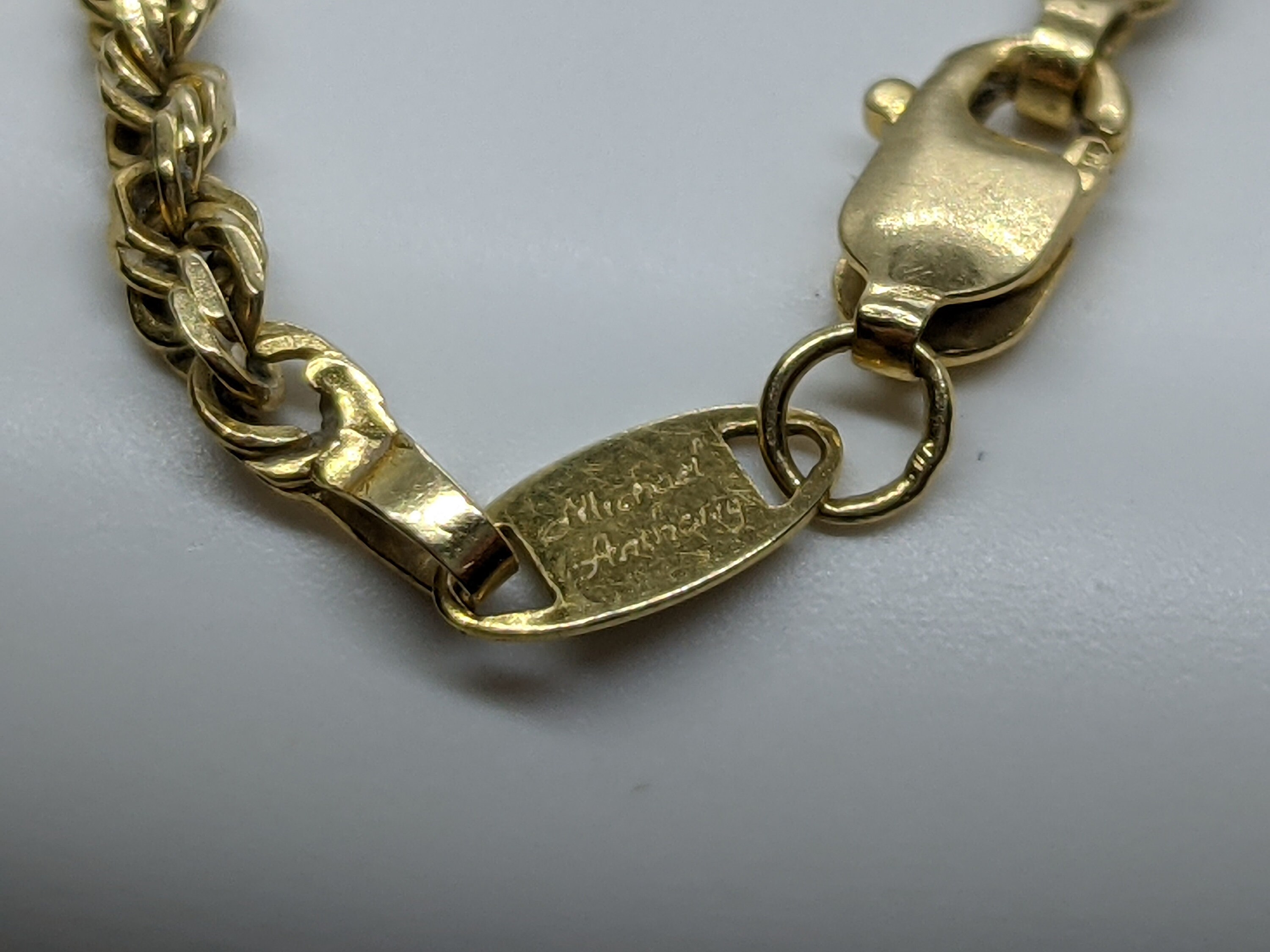 Ma 14k gold bracelet sale