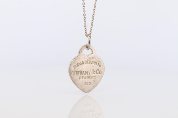 Tiffany and Co Heart Pendant. Please Return to Tiffany Heart