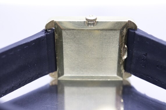 18k MOVADO Rectangle Manual Watch. Movado Vintage… - image 7
