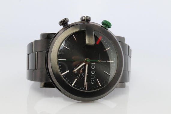 GUCCI グッチ Gクロノ 101M クォーツ 時計 腕時計 メンズ 中古