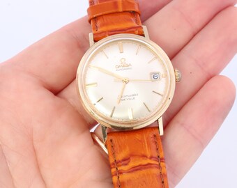 Omega seamaster de ville 18k hotsell