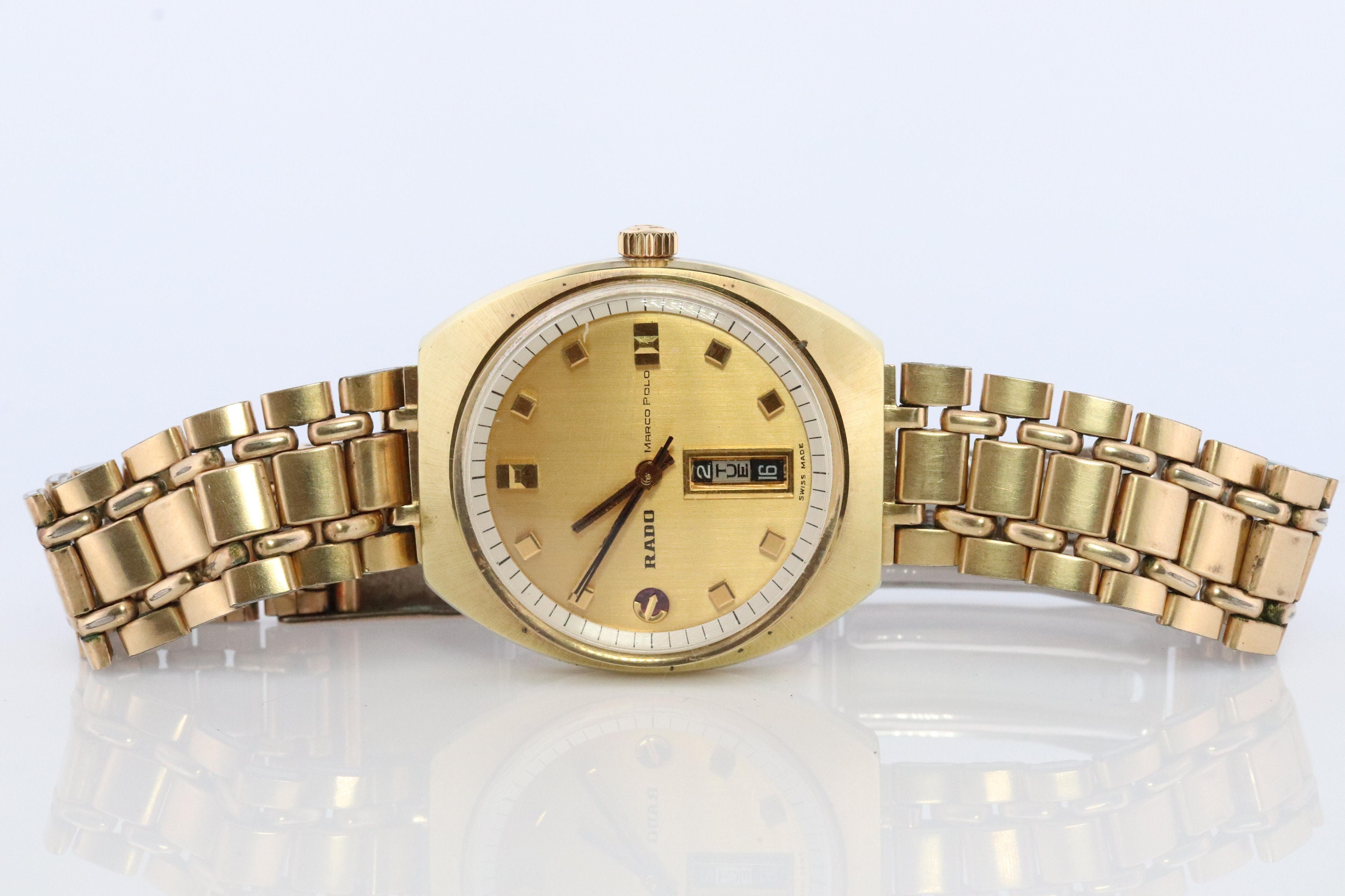 ✨RADO✨MARCO POLO✨腕時計✨ RADO MARCO POLO AUTOMATIC DATE WRIST WATCH SWISS MEN'S NICE