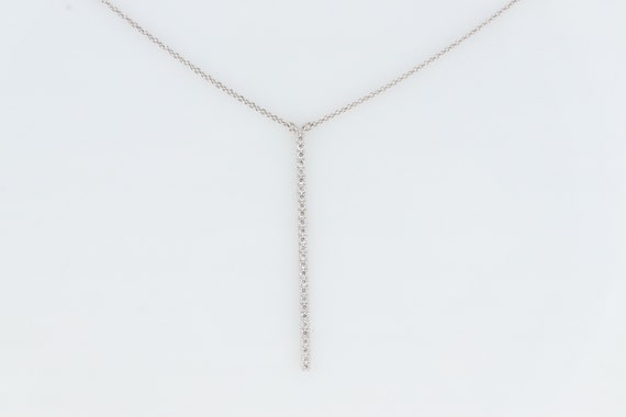 MIKIMOTO Necklace. 18k White gold Mikimoto Diamon… - image 9