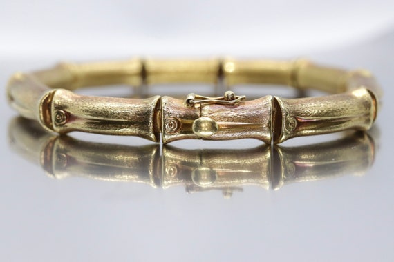 18k Bamboo bracelet. High Detailed Bamboo articul… - image 2