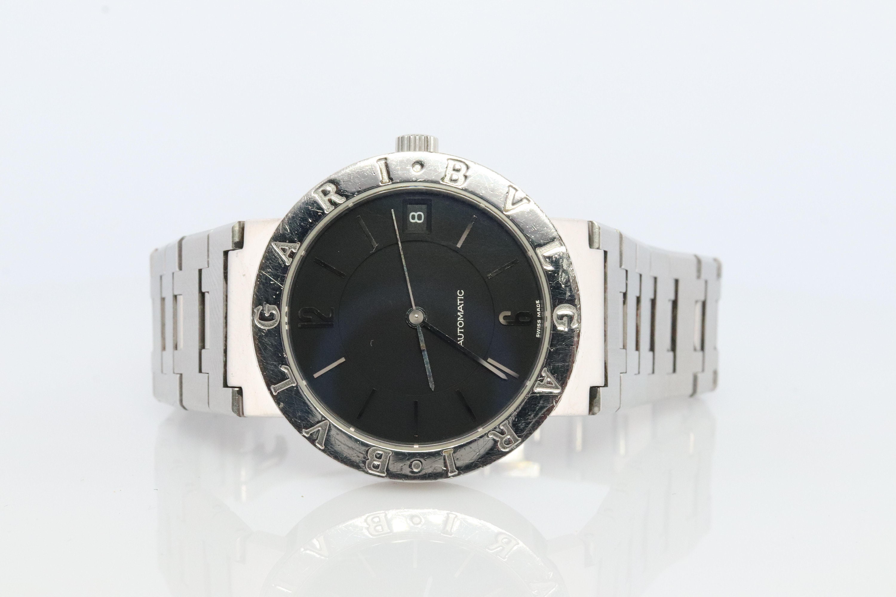 Bulgari Watch. Bvlgari Bb 33 Ss Automatic Mens Watch 