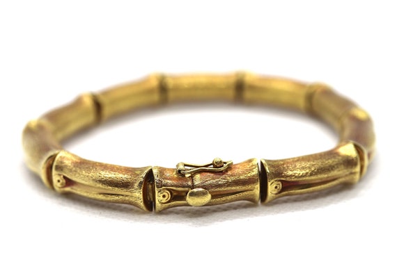 18k Bamboo bracelet. High Detailed Bamboo articul… - image 6