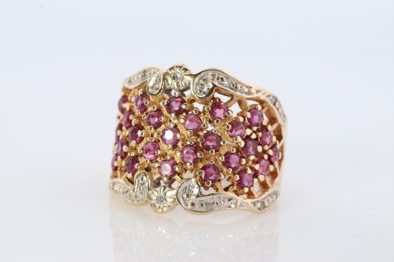 Ruby 2024 encrusted ring