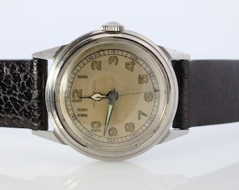 Vintage Movado Uhr aus den 50er Jahren. 18610 Movado Mechanisches Handaufzugswerk