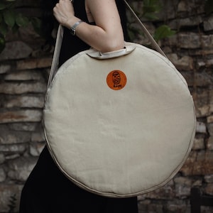 Cotton Natural Frame Drum Bag (Soft Case)