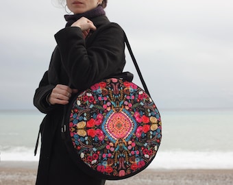 Floral Frame Drum Bag (Soft Case)