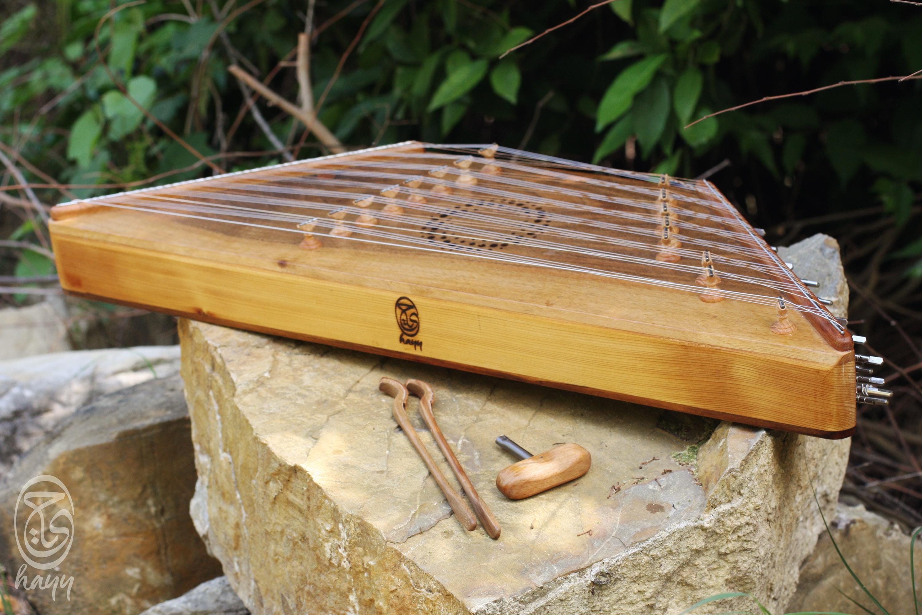2 Stück Hackbrett-Hämmer (Dulcimer) Mit Aufbewahrungsbox – Handgefertigt, Ca. 24 Cm Lang