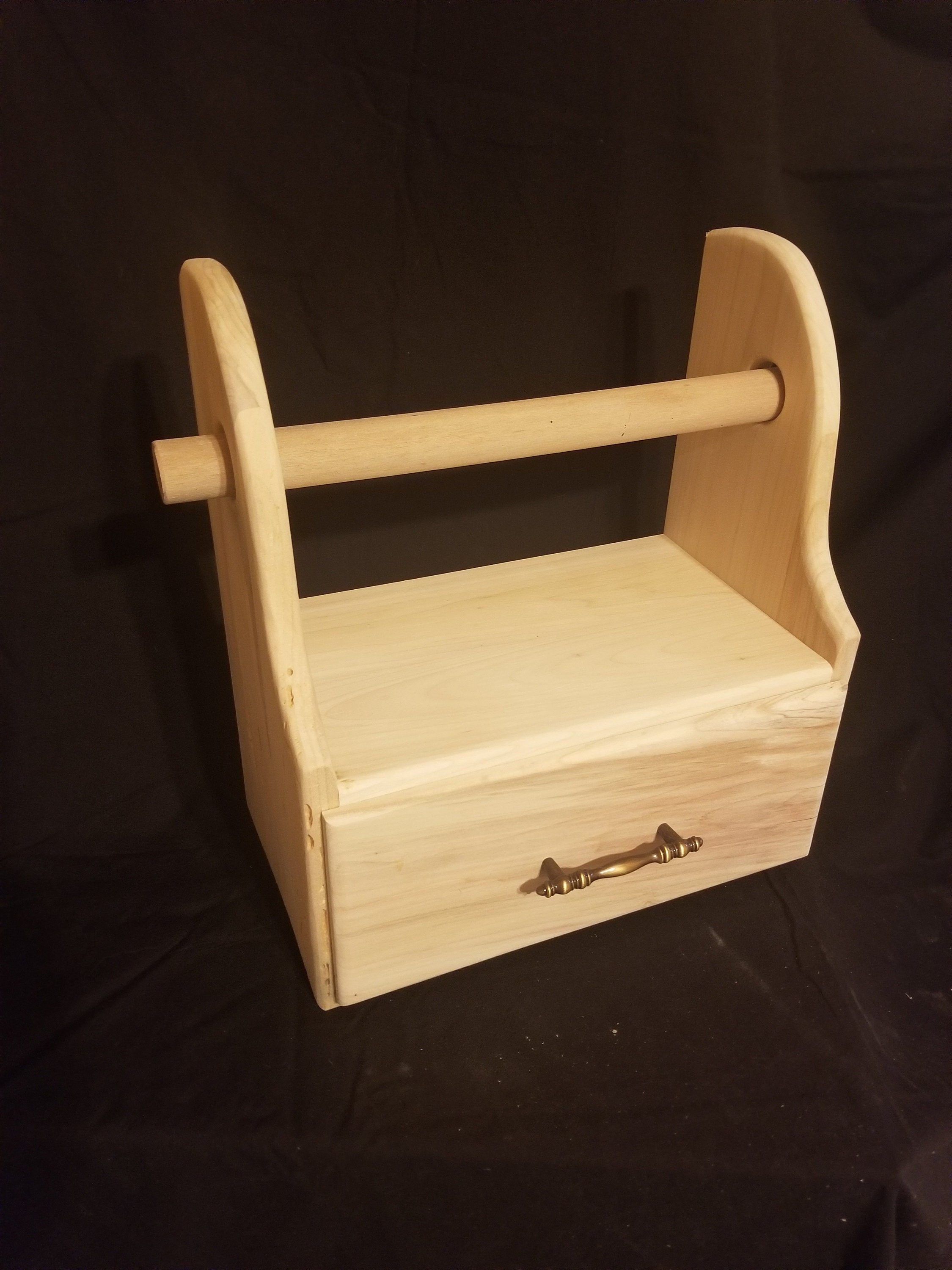 Paper towel holder w/Storage drawer Etsy