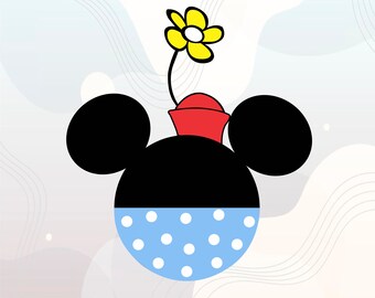 Minnie Mouse Cameo Etsy