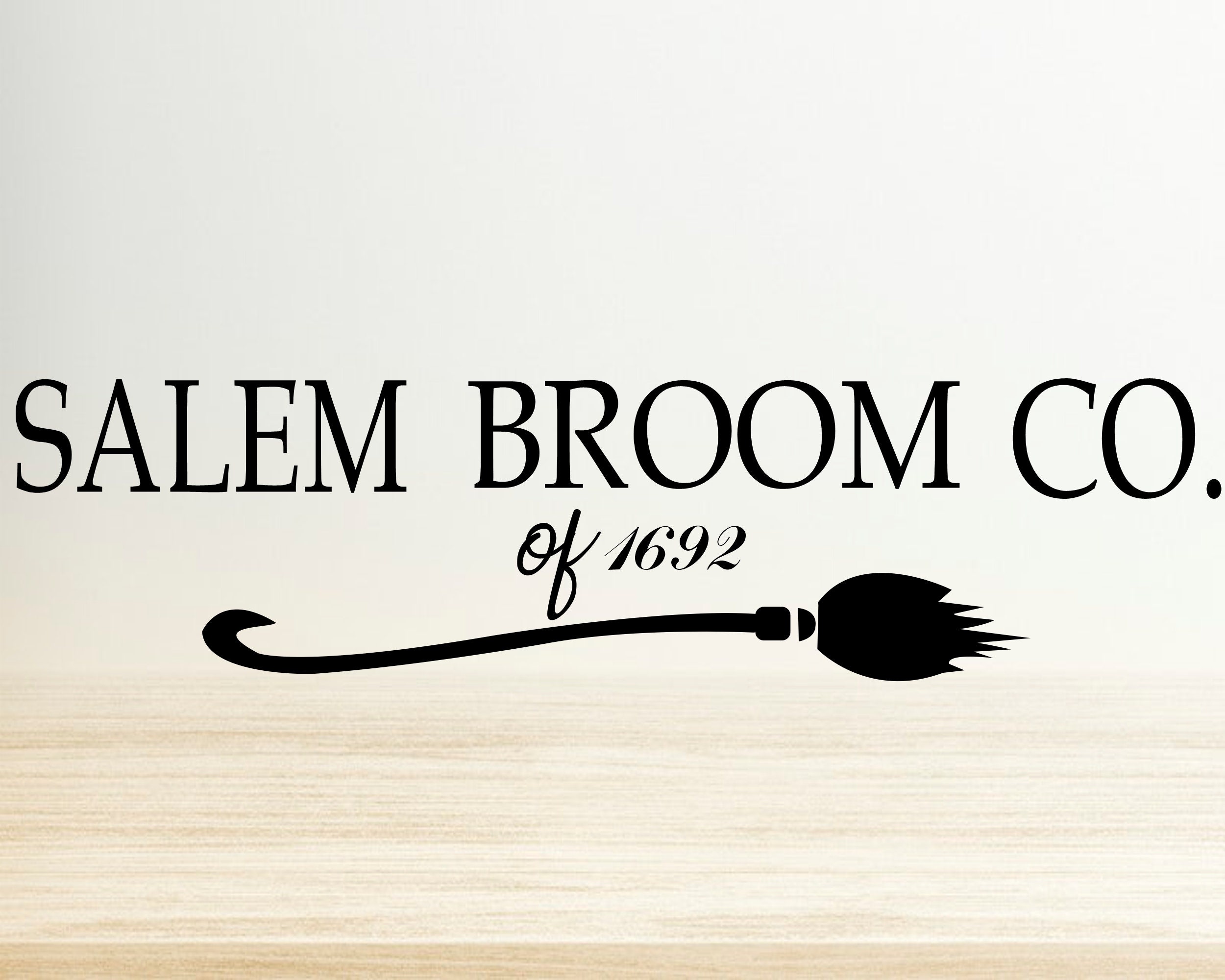 Salem Broom Co. Svg Hocus Pocus Svg Halloween Svg Silhouette Etsy