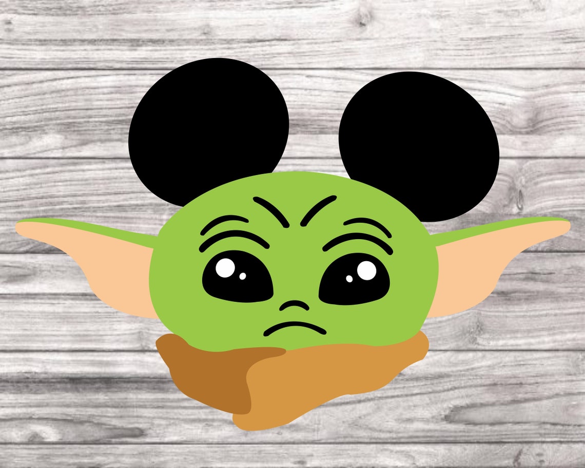 Free Free 54 Baby Yoda Mickey Svg SVG PNG EPS DXF File