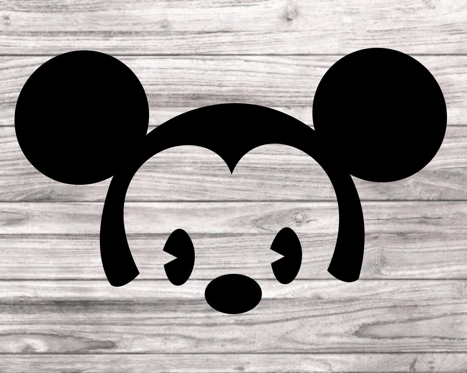 Mickey Mouse Silhouette Svg
