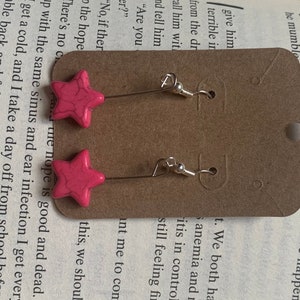 Cute star earrings