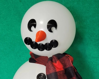 Snowman kit - just add snow - family gift - snow day - DIY Christmas activity - winter fun - snowman face