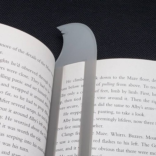 Shark fin bookmark - 3d printed - stocking stuffer - gift for shark lover