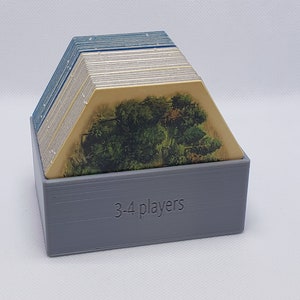 Hexagon storage case, for original, 6 player expansion pack, and SF - 3d printed - Build Trade Settle