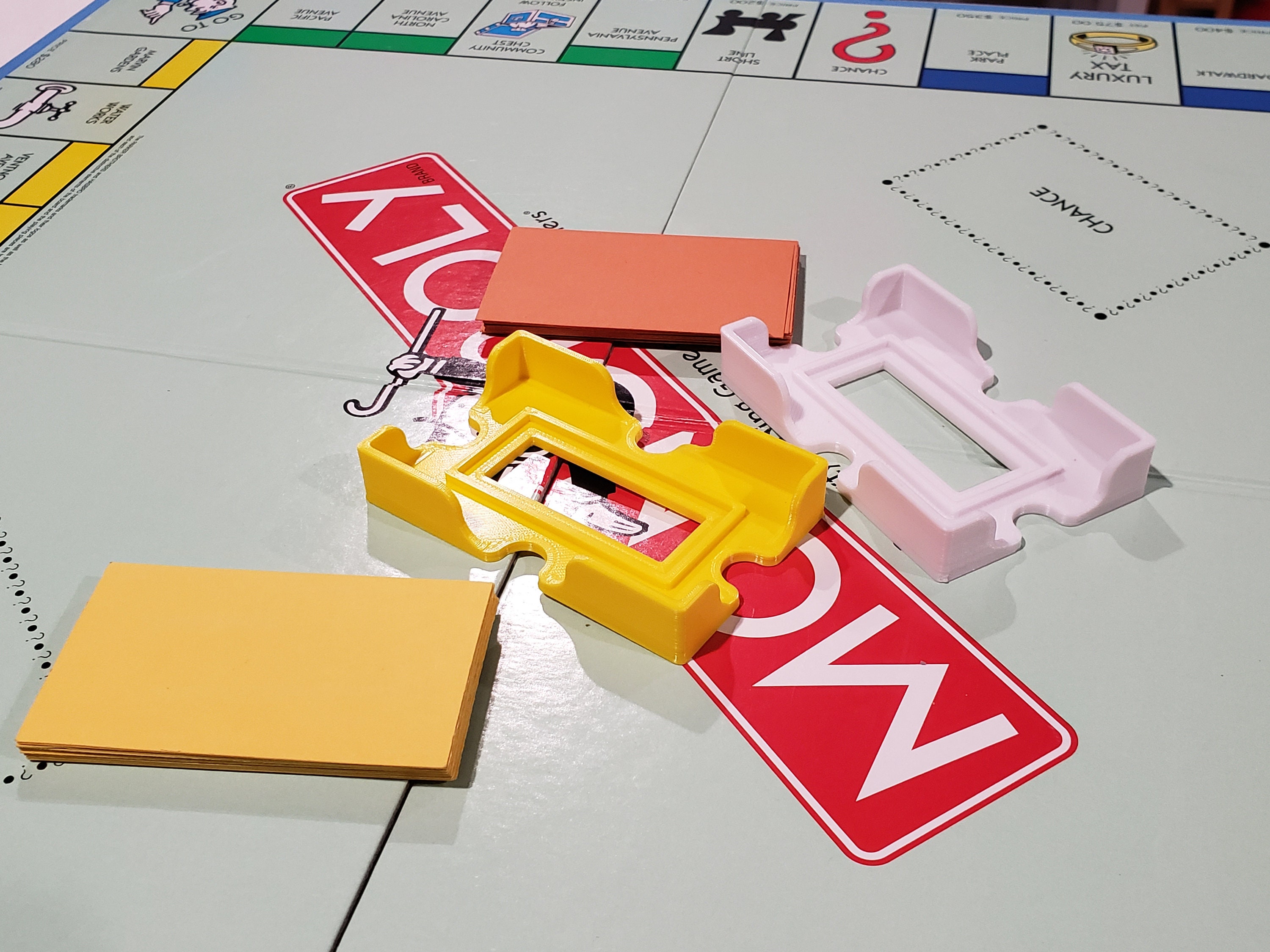 Monopoly Chance and Community Chest Card Holders Keep the Etsy