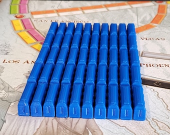 Ticket to Ride extra train cars, replace your lost trains or get a custom color!
