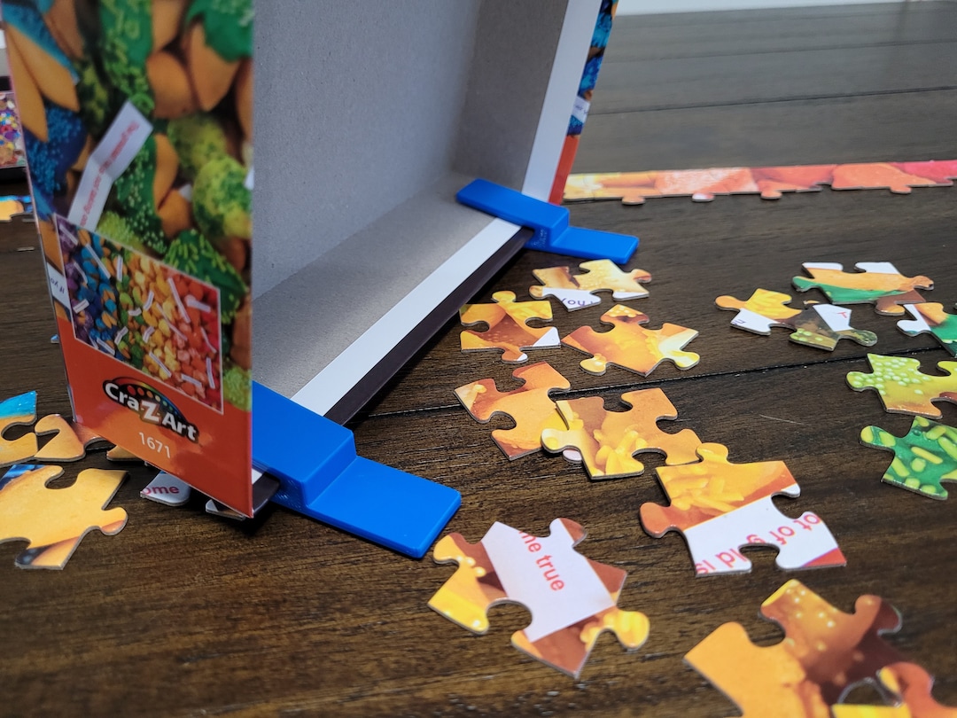 Puzzle Box Stand, Lid Holder for Jigsaw Puzzles, Christmas Gift