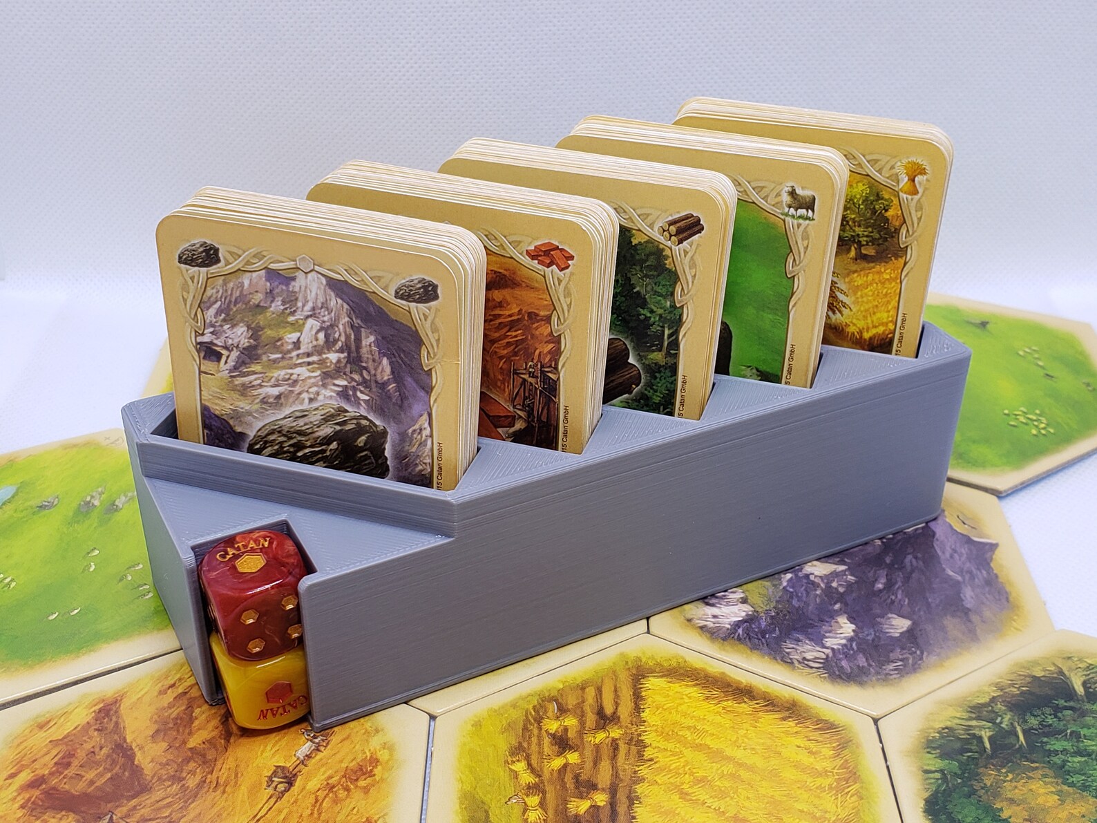 Catan Resource Card Holder And Storage Case For 6 Player Etsy