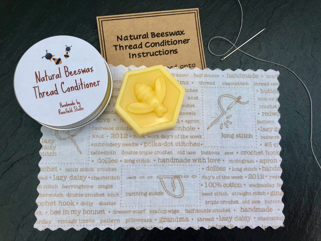 Natural Beeswax Thread Conditioner Beeswax for Thread Thread Beeswax Thread Wax Beeswax Sewing