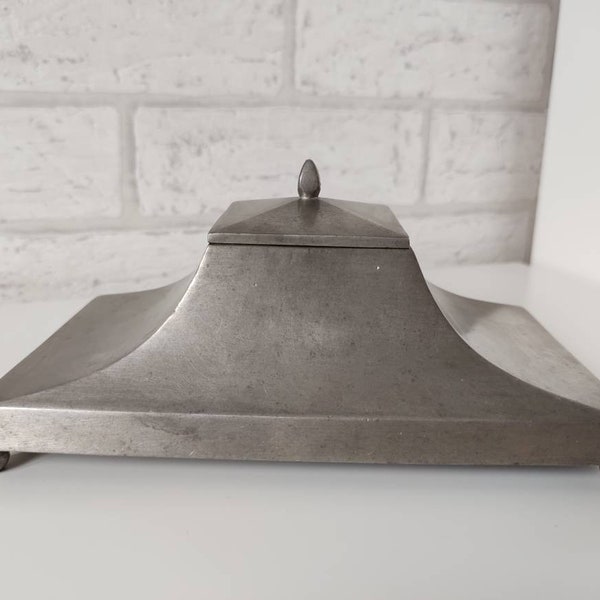 Pewter Inkwell Etsy