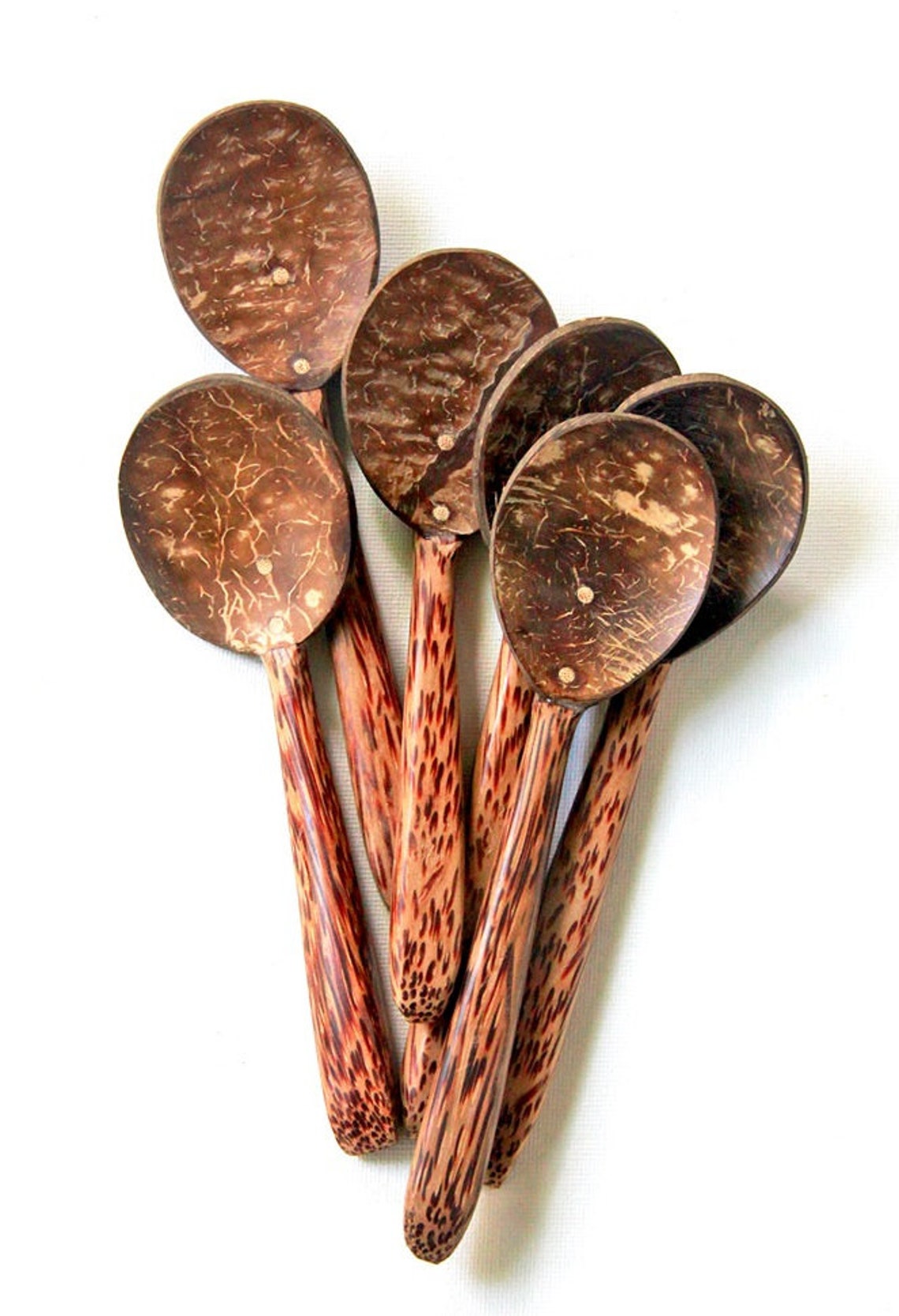 Hand Made Eco friendly Coconut Shell Spoons Etsy