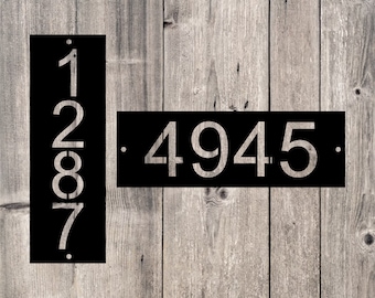 Franklin Brass Derby Modern House Numbers In Matte Black - Rust-Resistant Address Plaque - View #8