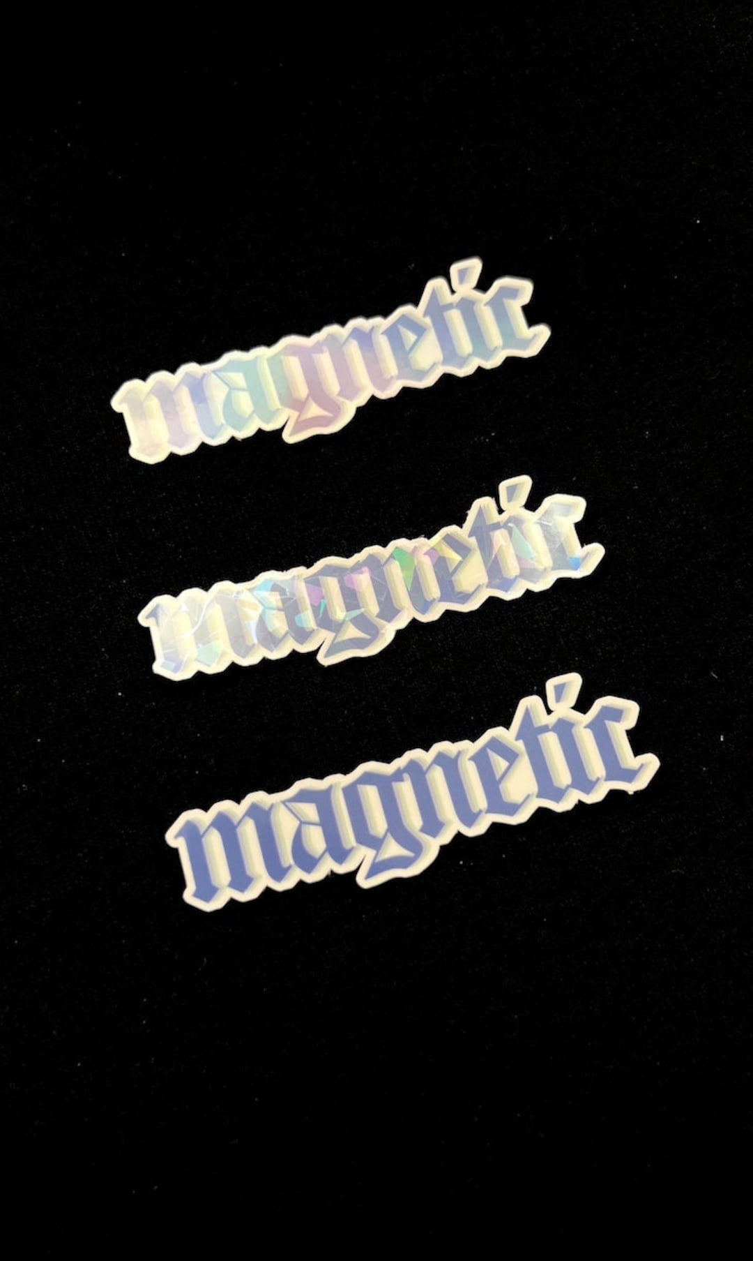 Magnetic Inspiring Stickers Water Resistant Stickers Holographic Water ...