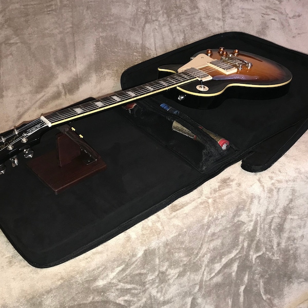 Guitar Workstation with custom neck rest, Fathers Day gift, Musician Gifts, Guitar Gift Ideas, Guitar Player Gift for Dad or Boyfriend,