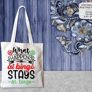 Bolsa de mano "Qué pasa en el bingo"