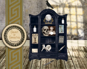 Cabinet of Curiosities - A Printable Junk Journal Craft Kit Cricut Project