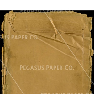 Aged Manila Folder Texture: Vintage Paper Envelope Scan (Digital Download)