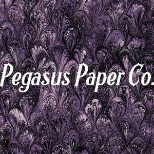 Marbled Paper Instant download Endpaper Lilac Purple and Black Printable Vintage handmade pattern